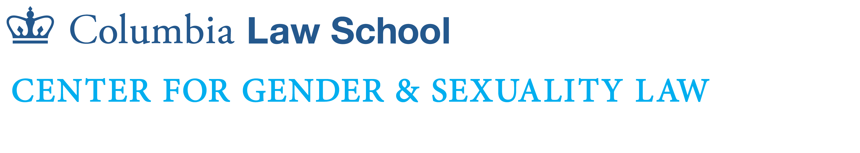 The Center for Gender and Sexuality Law logo