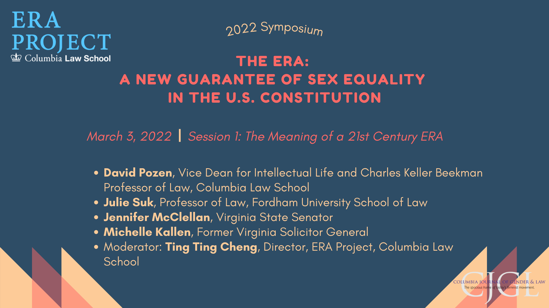 ERA Symposium 2022 - Session 1 - The Meaning of a 21st Century ERA