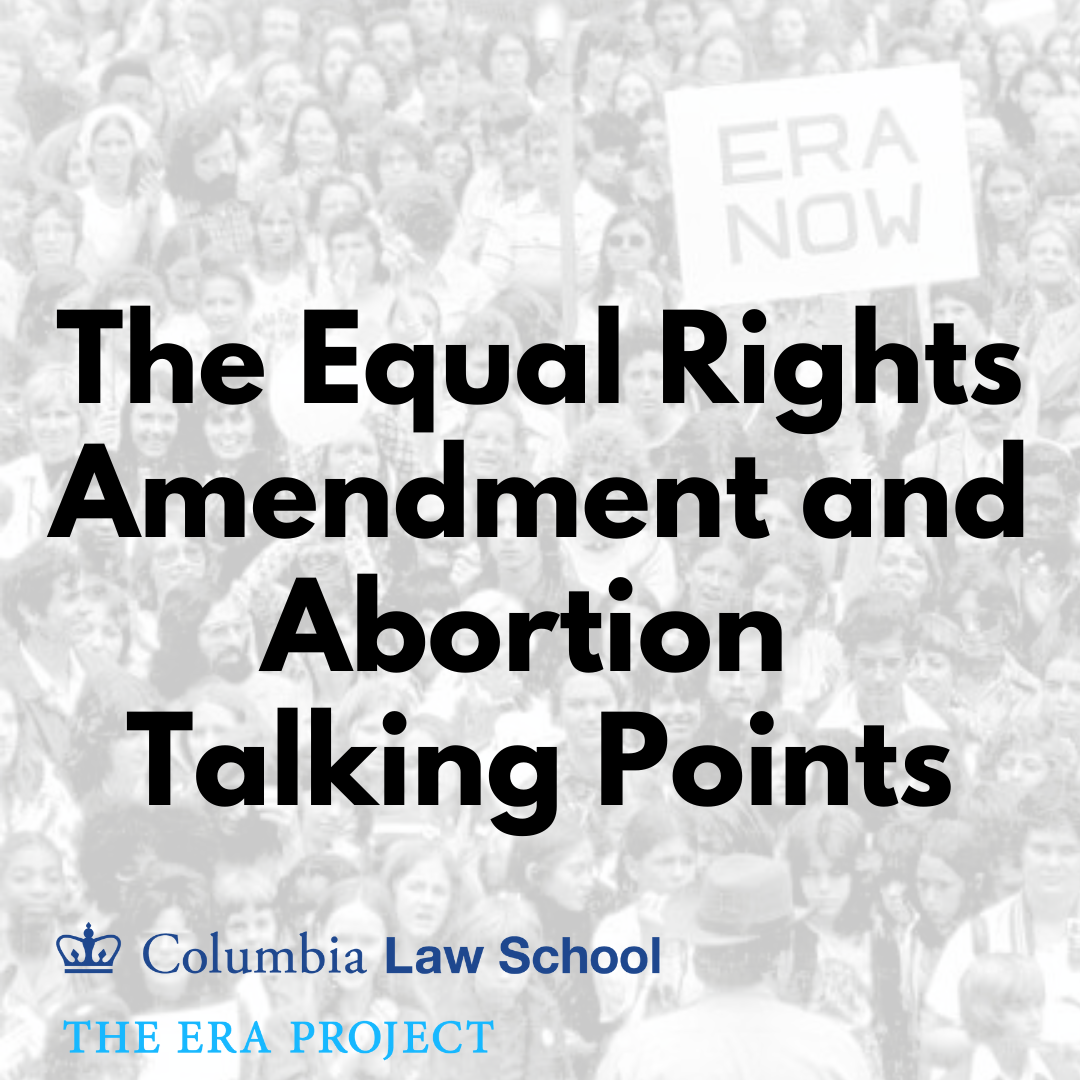 Link to download ERA and Abortion Talking Points