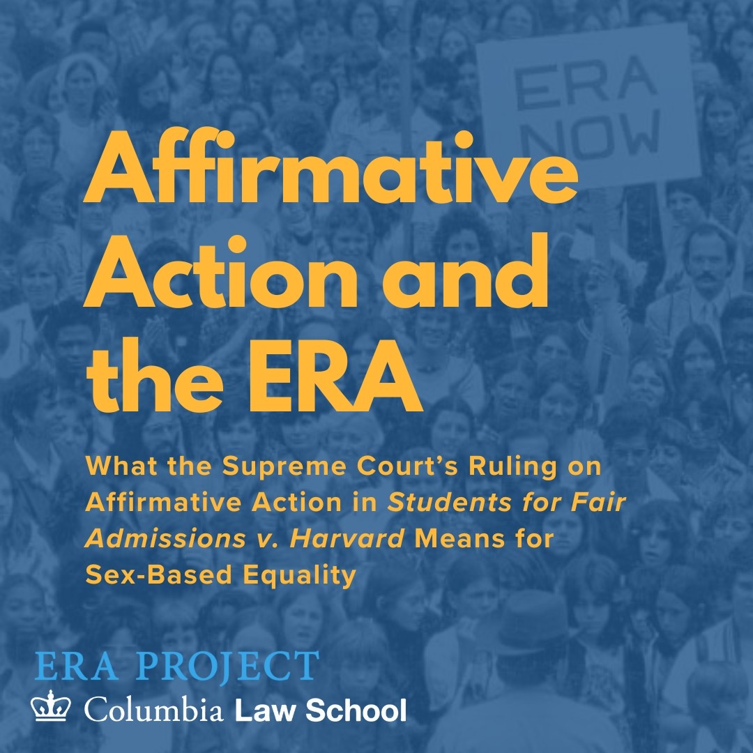 Affirmative Action and the ERA