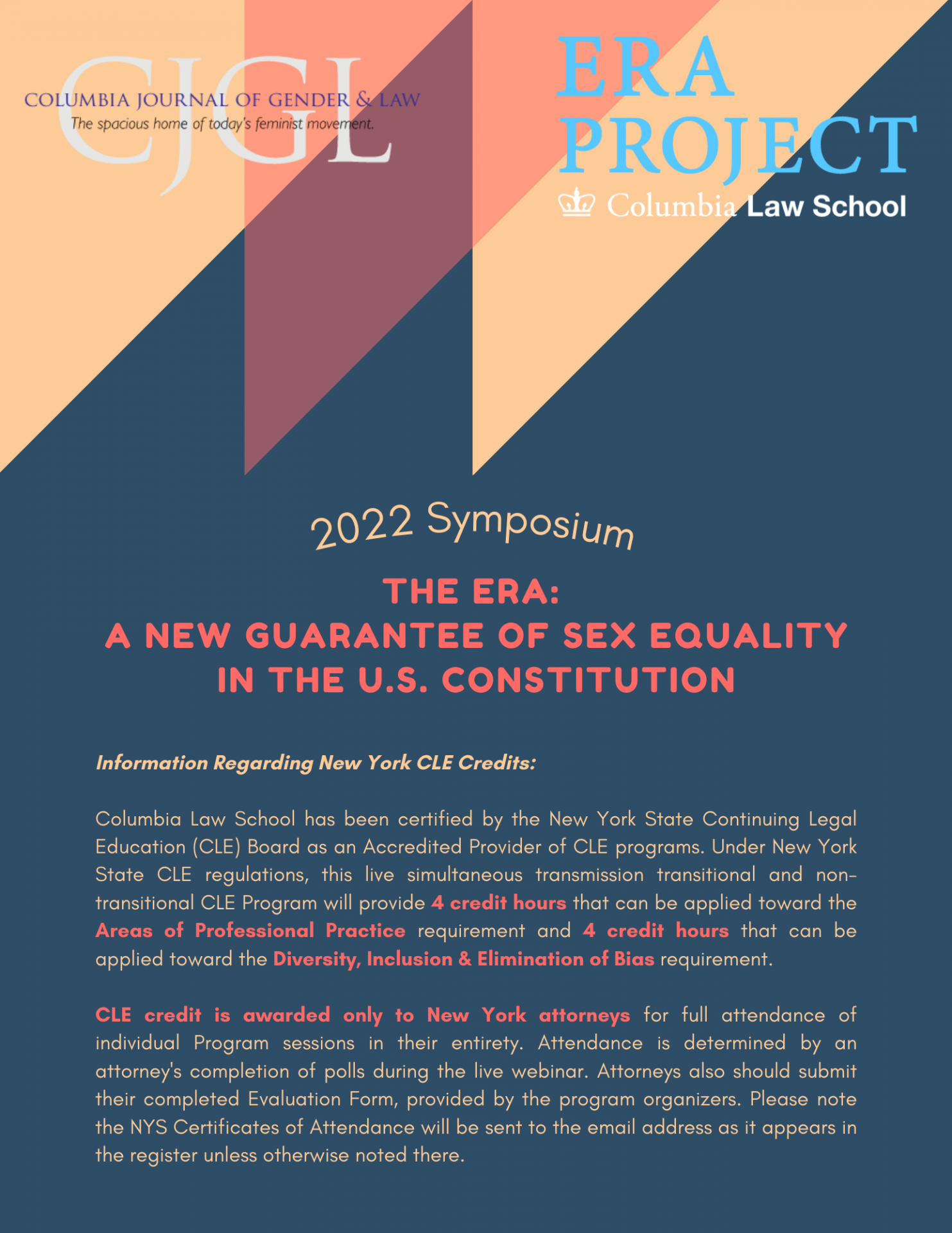 CLE Information for ERA Symposium 2022